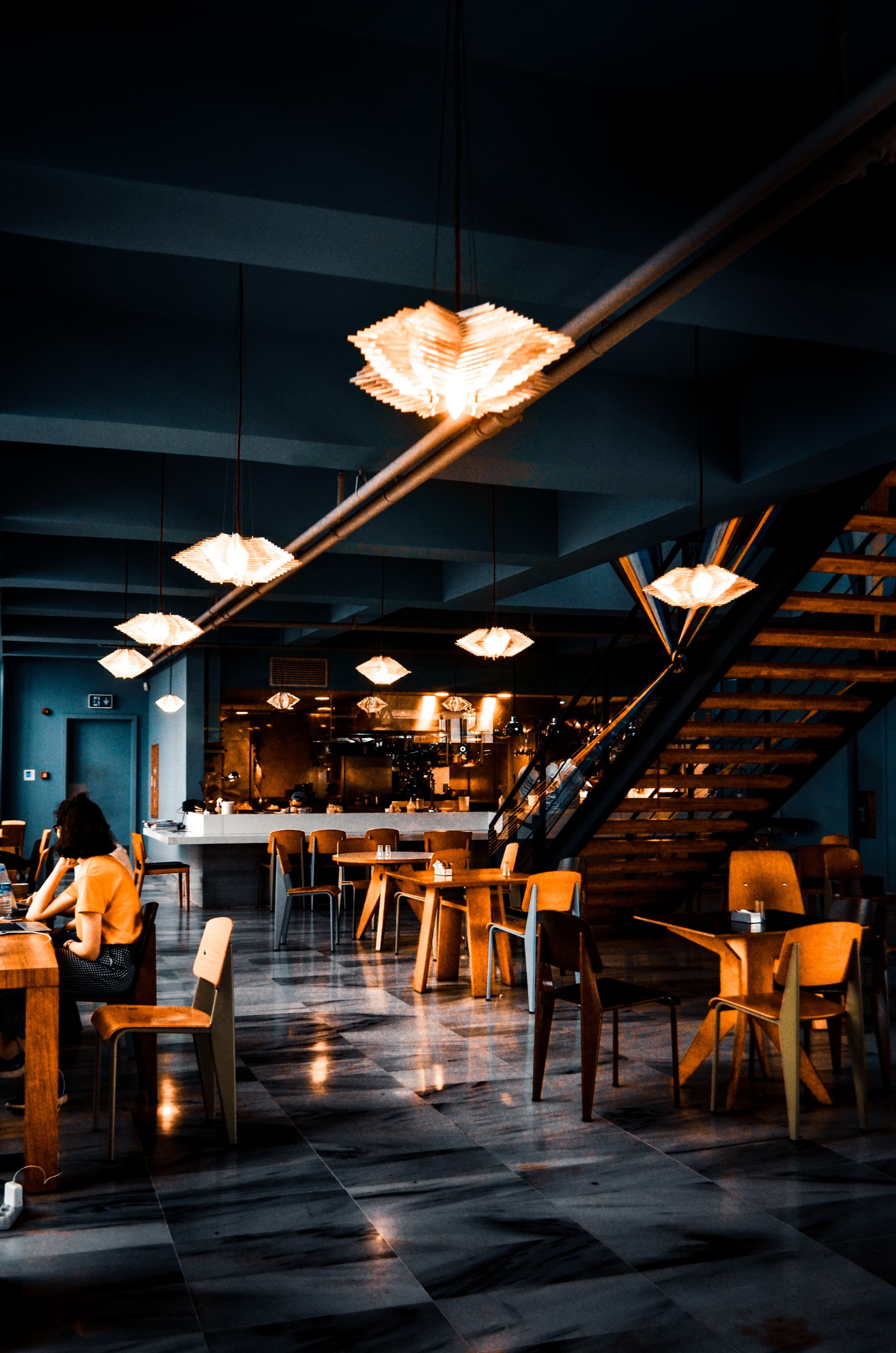 Delicious food served at Restoran